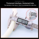 2 PCS 18mm Diameter Plastic Drain Pipe Water Outlet Extension Hose with Clamp for Semi-automatic Washing Machine / Air Conditioner, Size:2m Length