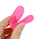 10 PCS Blackhead Brush Face Cleansing Extractor Remover Tool Silicone Finger Massage Brush Face Exfoliating Cleansing Tool(Light Magenta)