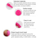 10 PCS Blackhead Brush Face Cleansing Extractor Remover Tool Silicone Finger Massage Brush Face Exfoliating Cleansing Tool(Light Magenta)