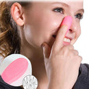 10 PCS Blackhead Brush Face Cleansing Extractor Remover Tool Silicone Finger Massage Brush Face Exfoliating Cleansing Tool(Light Magenta)