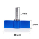 10PCS T-shaped Screw Multi-directional Adjustment Hand Screw Aluminum Alloy Handle Screw, Specification:M6(Red)