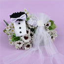 A Pair of Bride and Groom Dress Cups Decoration Wedding Supplies