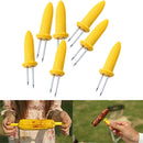 20 PCS Creative Fashion Corn Needle Stainless Steel Portable Barbecue Needle Tool