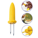 20 PCS Creative Fashion Corn Needle Stainless Steel Portable Barbecue Needle Tool