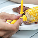 20 PCS Creative Fashion Corn Needle Stainless Steel Portable Barbecue Needle Tool
