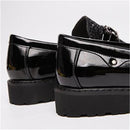 Men Fashion Thick Bottom Pointed Formal Business Leather Shoes, Shoe Size:40(Black)