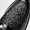 Men Fashion Thick Bottom Pointed Formal Business Leather Shoes, Shoe Size:41(Silver)