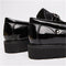 Men Fashion Thick Bottom Pointed Formal Business Leather Shoes, Shoe Size:41(Silver)