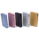 Aluminum Storage Box Business Card Holder Credit Card Bank Card Storage Box(Gold)
