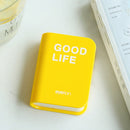 Eyekan Lovers Cartoon Cute Book Travel Glasses Contact Lenses Box for Eyes Care(Yellow)