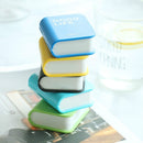 Eyekan Lovers Cartoon Cute Book Travel Glasses Contact Lenses Box for Eyes Care(Yellow)