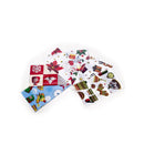 2 PCS Christmas Creative Disposable PVC Printed Tablecloth Table Decoration(Leaf)