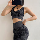 Women Sports Yoga Shock Absorbing Vest Sexy Cross Beauty Back Gathering Fitness Bra, Size: S(Grey)