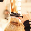 3 PCS Fluffy Shark Fin Portable Comb Professional Hair Dryer Hair Styling Comb(Black)