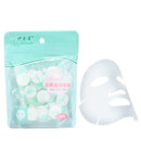 5 Bags Compressed Paper Mask Disposable Cotton Skin Care Mask Facial Paper Mask For Women