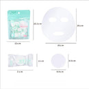 5 Bags Compressed Paper Mask Disposable Cotton Skin Care Mask Facial Paper Mask For Women