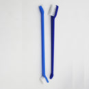 20 PCS Dog Cat Effective Pets Oral Care Pet Toothbrush, Specification:Blue Handle + Medium Hair(Blue)