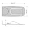 Multi-function Spring Innovative Door Stopper Block Simple Style Door Wedge Holder(Black)