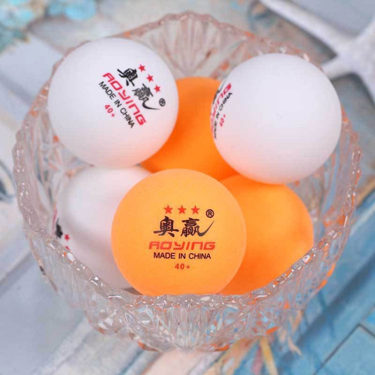ROYING 100 PCS Professional ABS Table Tennis Training Ball, Diameter: 40mm, Specification:White 2Stars