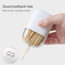 Magnetic Toothpick Holder Container Portable Toothpick Box Refrigerator Microwave Oven Household Table Toothpick Dispenser(Chocolate)