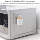 Magnetic Toothpick Holder Container Portable Toothpick Box Refrigerator Microwave Oven Household Table Toothpick Dispenser(Chocolate)