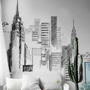 Creative City Building Wall Sticker Bedroom Living Room Sofa TV Background Wall Decoration Large Stickers(City)