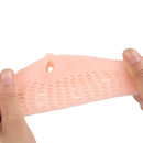 1 Pair SEBS Five-hole Honeycomb Hallux Valgus Toe Correction Front Pad(Skin Color)