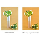 2 PCS 3 In 1 White Balance Gray Card 18% Photography Gray Board 30CM Focusing Board