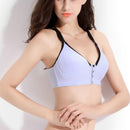 Cotton Nursing Bra Maternity Pregnancy Sports Nursing Breast Feeding Bras, Size:75C(Purple)