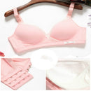 Nursing Maternity Clothing Cotton Breast Feeding Bra for Pregnant Women Pregnancy Breast Sleep Underwear, Size:36/80(Pink)