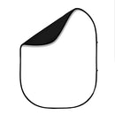 2 PCS Double-sided Cutout Photography Keying Shooting Background Board Mixed Background Cloth, Size:100x150cm, Color:Black White