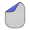 2 PCS Double-sided Cutout Photography Keying Shooting Background Board Mixed Background Cloth, Size:100x150cm, Color:Blue Gray