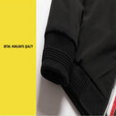 Men Zipper Jacket Male Casual Streetwear Hip Hop Slim Fit Pilot Coat Men Clothing, Size: L(Khaki)