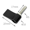 Aluminum Alloy Fixing Screw Action Camera Positioning Locking Hand Screw Accessories, Size:M5x17mm(Black)