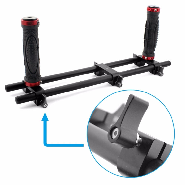Aluminum Alloy Fixing Screw Action Camera Positioning Locking Hand Screw Accessories, Size:M5x20mm(Black)