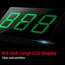 SNDWAY Wall-mounted 30~130dB Large Screen Digital Display Noise Decibel Monitoring Testers, Specification:SW525G with Storage + USB Green