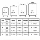 Travel Abrasion-resistant Elastic Luggage Protective Cover Suitcase Dust Covers, Size:22-24 inch(Pink Ripple)