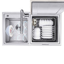 Ultrasonic Dishwasher Mini USB Dishwasher(Red)