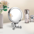 Portable Handheld Folding Adjustable Mount Magnifying Makeup Mirror, Size:10 Times(Pink)
