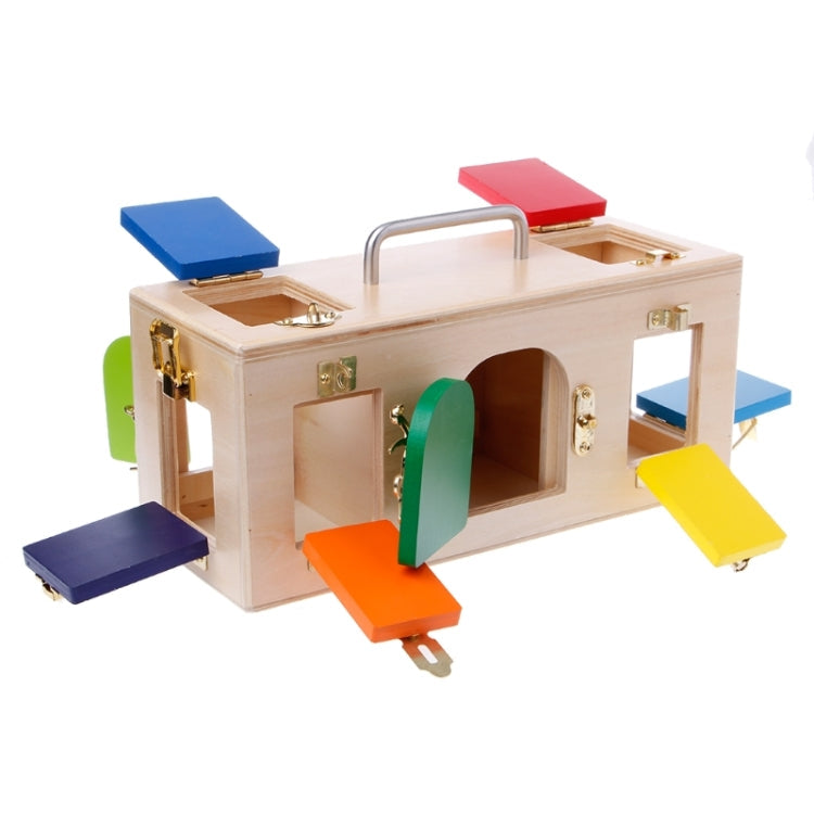 Montessori Teaching Aids Early Childhood Education Educational Toy Lock Box