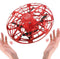 UFO Induction Aircraft Gesture Four-axis Induction Flying Saucer Suspension Children Toys(Red)