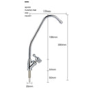 1/4 Quick Connect Faucet Small Three Prong Quick Connect Kitchen Water Purifier Faucet(2 Point Quick)