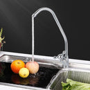 1/4 Quick Connect Faucet Small Three Prong Quick Connect Kitchen Water Purifier Faucet(2 Point Quick)