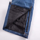 Men Snow Pants Cowboy Style Winter Outdoor Snowboarding Skiing Trousers with Belt, Size: XXXL(Black)