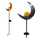 Solar Flame Light LED Iron Art Outdoor Garden Lawn Decorative Ground Plug Light Landscape Lamp(Style 5)