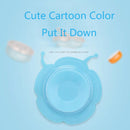 Double-sided Super Suction Cartoon Anti-collision Children Bowl Sucker(Pink Snail)