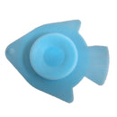 Double-sided Super Suction Cartoon Anti-collision Children Bowl Sucker(Blue Fish)
