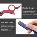 Stainless Steel Vintage Razor Thumb Razor(Black)