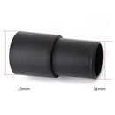2 PCS Vacuum Cleaner Connector European Version Inner 32mm Brush Suction Head Adapter Mouth to 35mm Nozzle Head Cleaner Adapter(Black)
