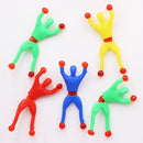 20 PCS Sticky Climbing Wall Superman Climber Toy, Random Color Delivery